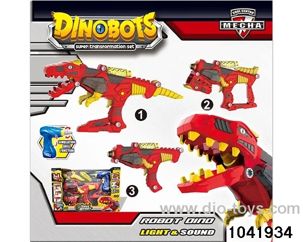 Sound and Light Disassembly and Assembly Dinosaur Gun in window box