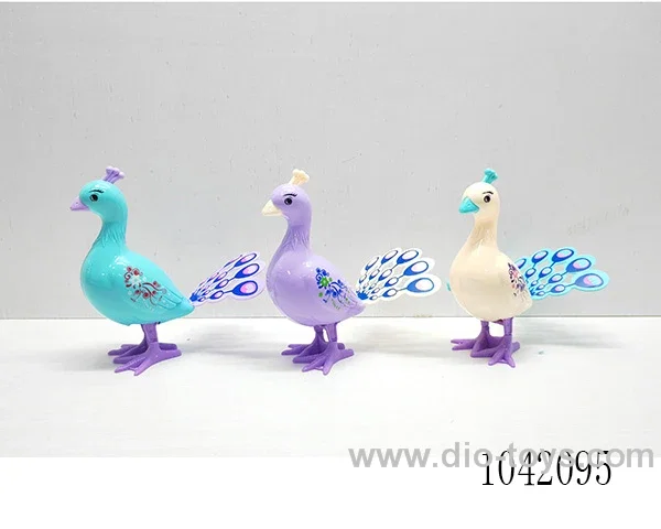 wind-up Peacock 3color mixed loading in opp bag