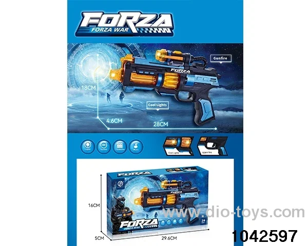 electric gun in color box