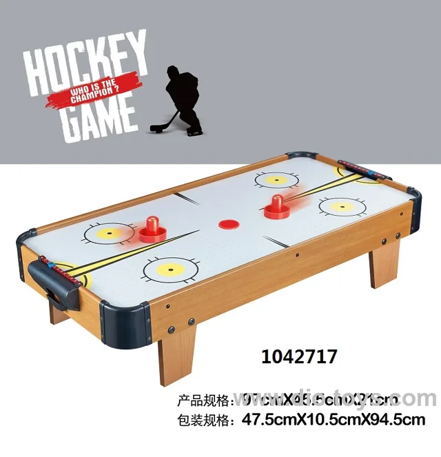 Wooden Ice Hockey table short in carton