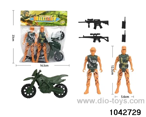 Military sets in PP bag with header