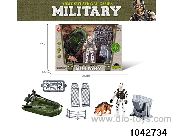 Military sets in window box
