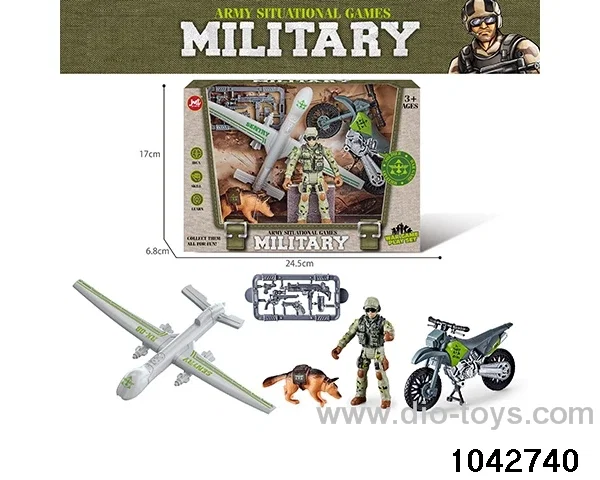 Military sets in window box