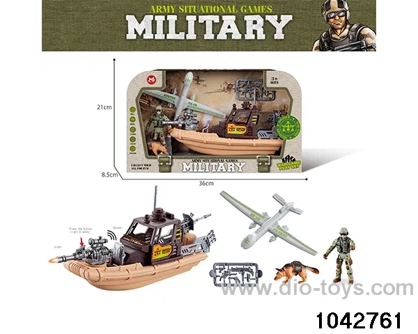 Military sets in window box