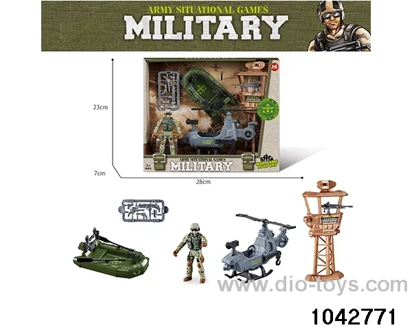 Military sets in display box
