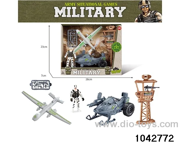 Military sets in display box