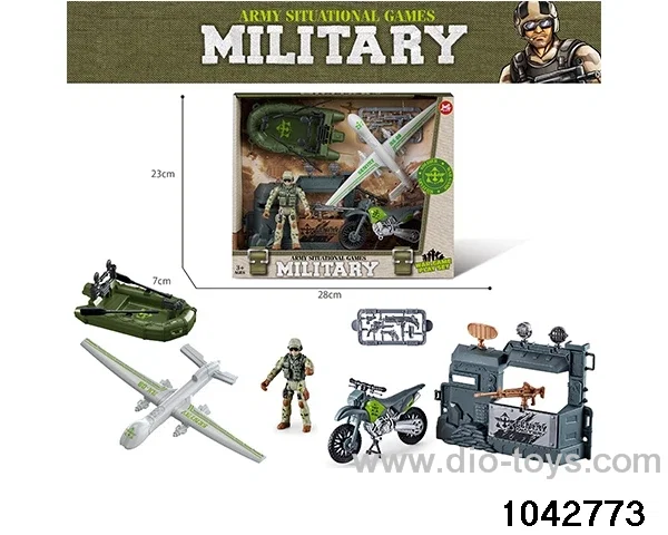 Military sets in display box