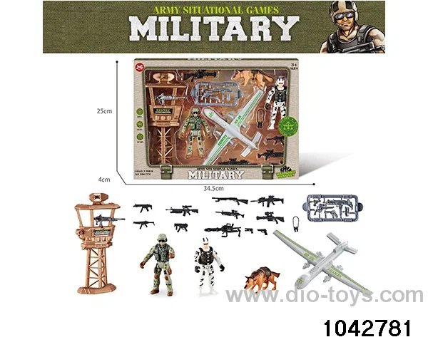Military sets in window box