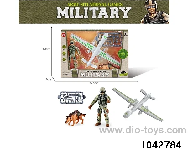 Military sets in window box