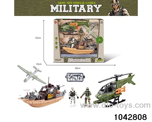 Military sets in window box