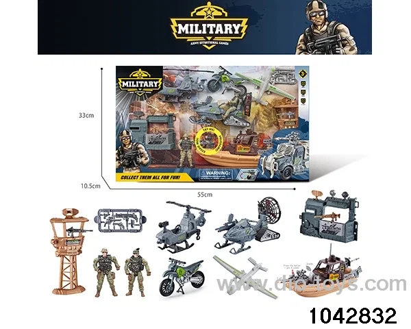 Military sets in window box