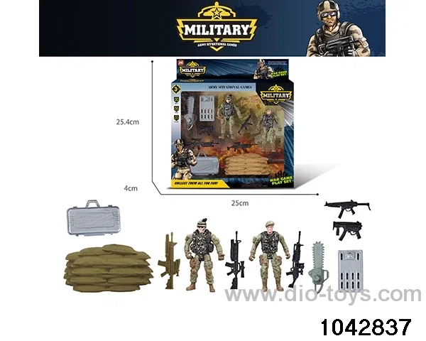 Military sets in window box