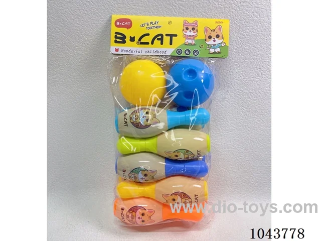 Bowling set in PP bag with header