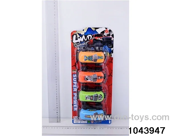 pull back car in Blister card