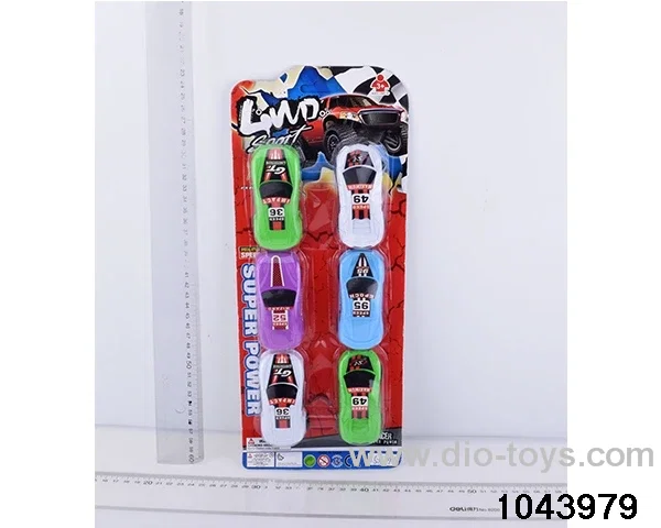 pull back car in Blister card