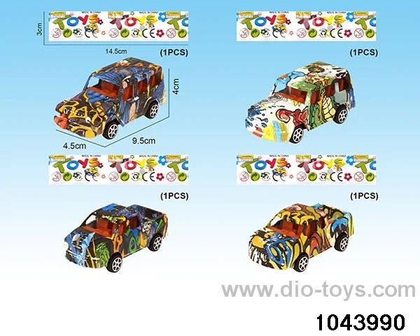pull back car in pp bag