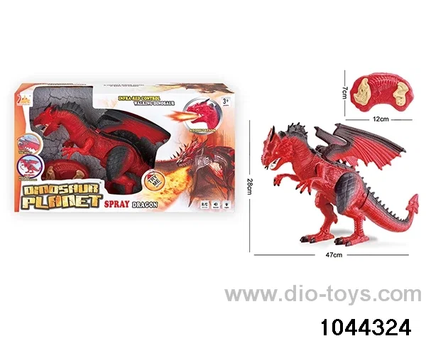 Simulation of Western dragon fire infrared remote control, spray, sound, lighting in window box