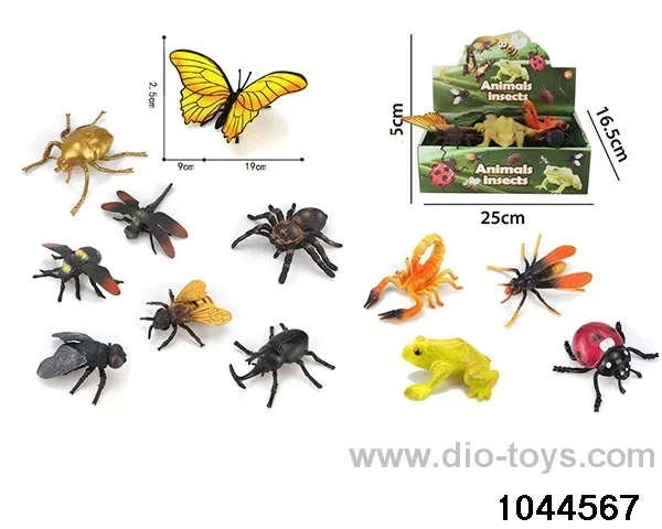 12 insects in window box