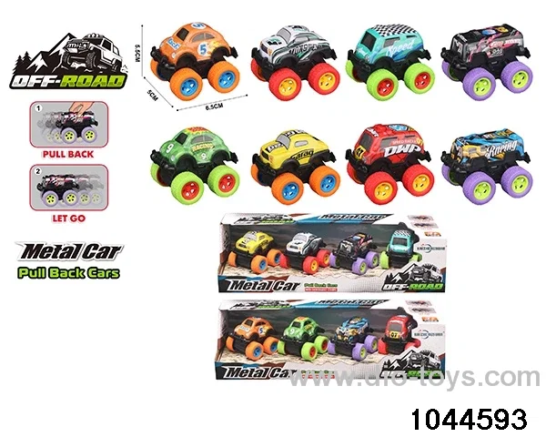 Off road alloy vehicle in display box
