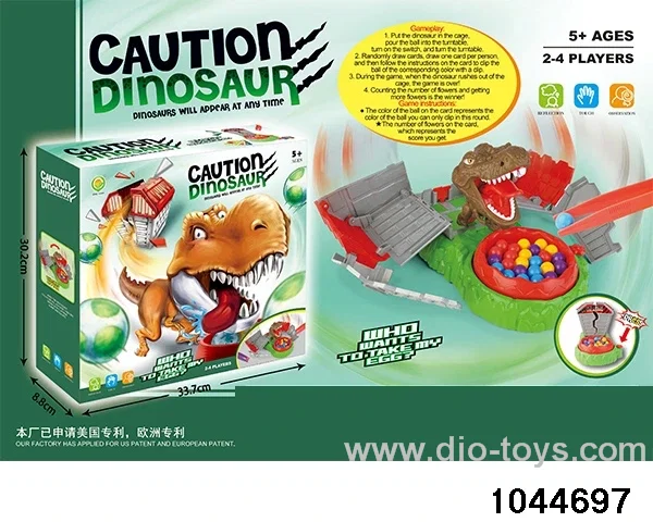 (GCC) DINOSAUR SURPRISE HOUSE (3 * AA NOT INCLUDED) IN COLOR BOX