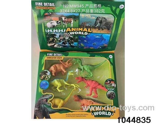 DINOSAUR WINDOW BOX 6 SETS IN WINDOW BOX