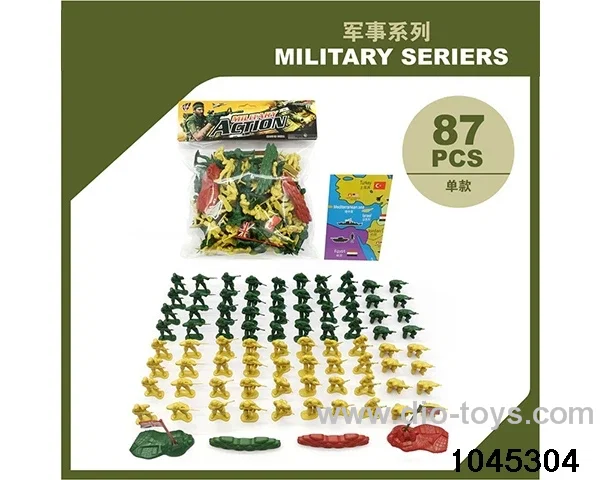 Military suit in PP bag with header