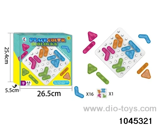 Game toys in color box