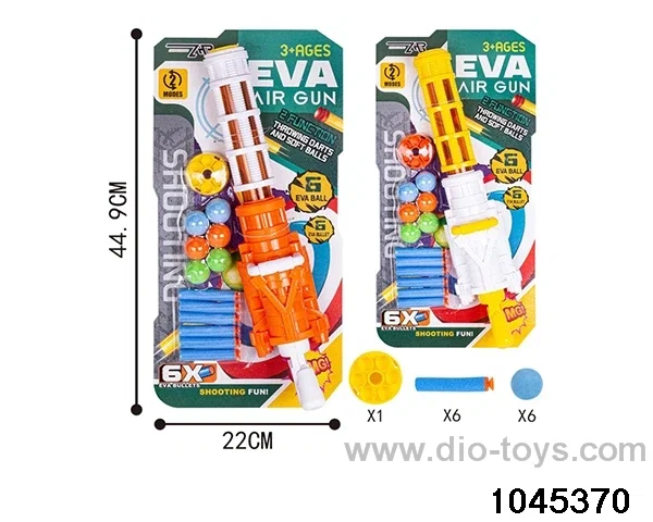 Air powered gun in Tied On Card