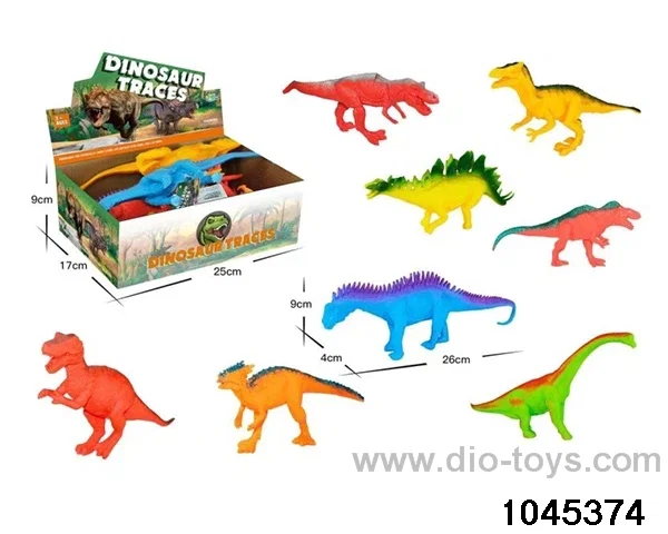 9-inch Dinosaur (8PCS) in display box