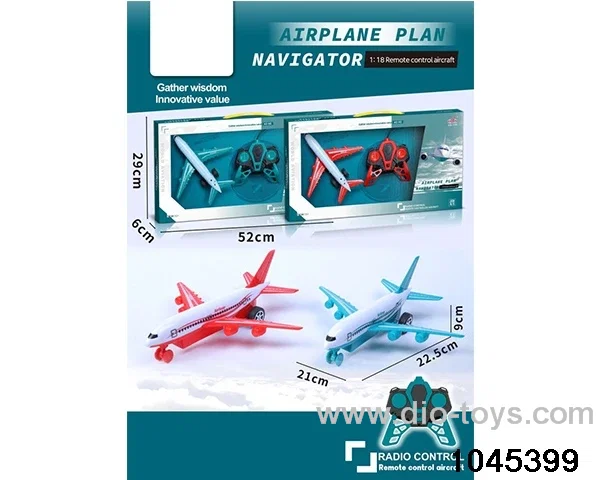 2ch RC aircraft (without power) in window box