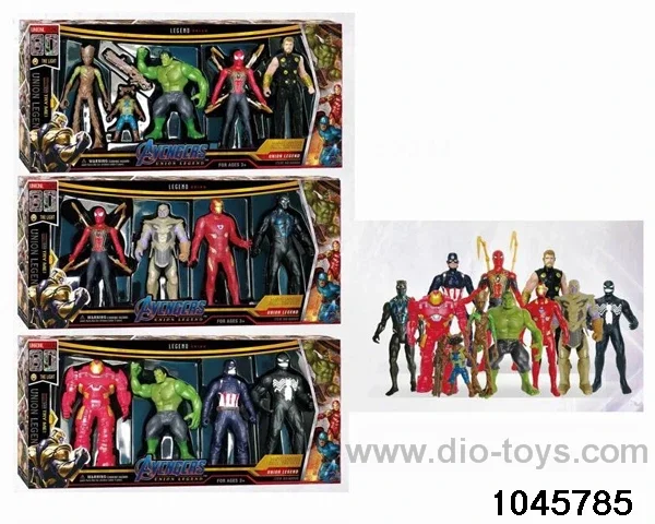 6 inch 4pcs avengers