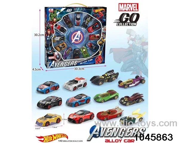 12pcs alloy car