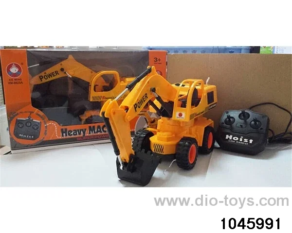 Wire-controlled engineering vehicles in window box