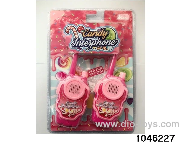 walkie-talkies in clam shell