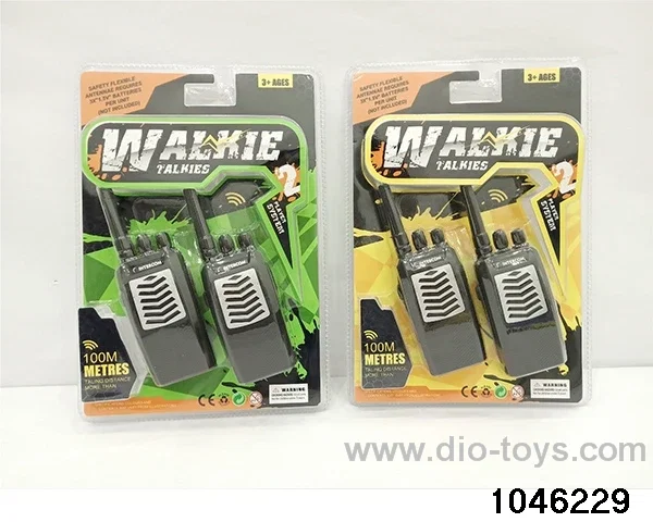 walkie-talkies in clam shell