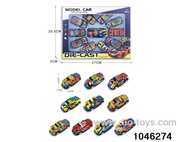 1:64 pull back alloy car