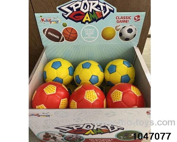 12pcs PU footballs in display  box