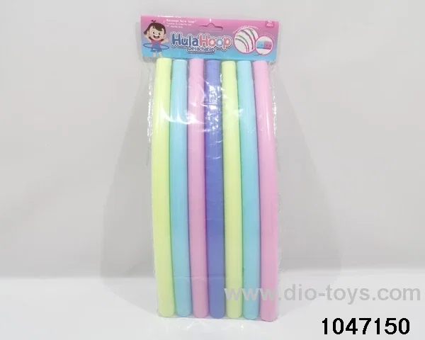 7 hula hoops in PP bag with header