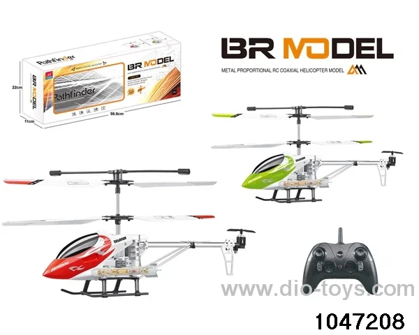 2.4G 3.5ch RC helicopter with light in color box