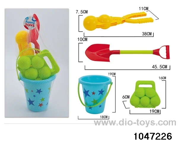 4pcs beach toy in Net bag