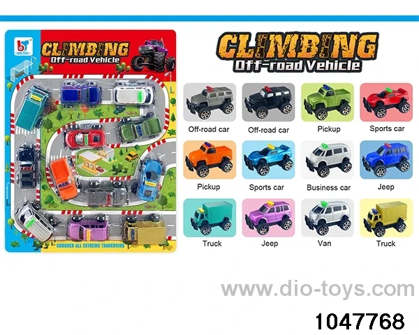 pull back car in Blister card