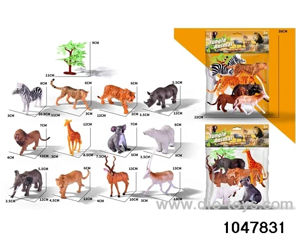 6pcs animal set