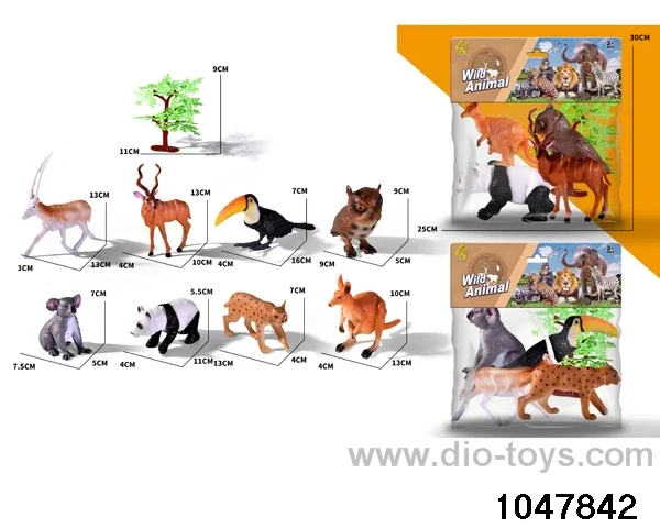 4pcs animal set