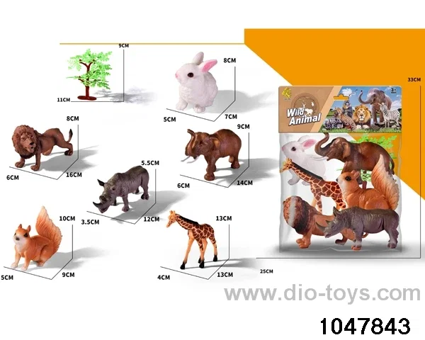 6pcs animal set