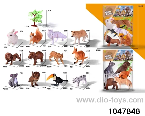 6pcs animal set