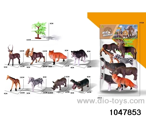 8pcs animal set