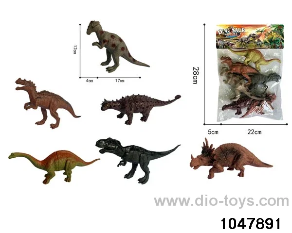 6pcs dinosaur