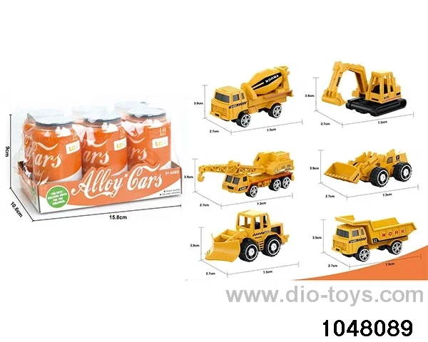 Sliding alloy car in box