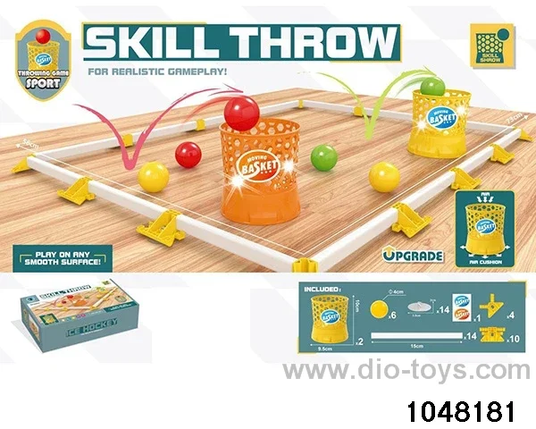 Suspended shooting game in display box