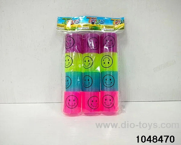 PAD PRINTING SMILING FACE RAINBOW CIRCLE IN OPP BAG